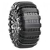Car Snow Chains Compatible with BMW ADV R, Snow Tires Chains, Easy Install Anti-Slip Tire Traction for Snow and Ice, Passenger Car Snow,8 items-Black