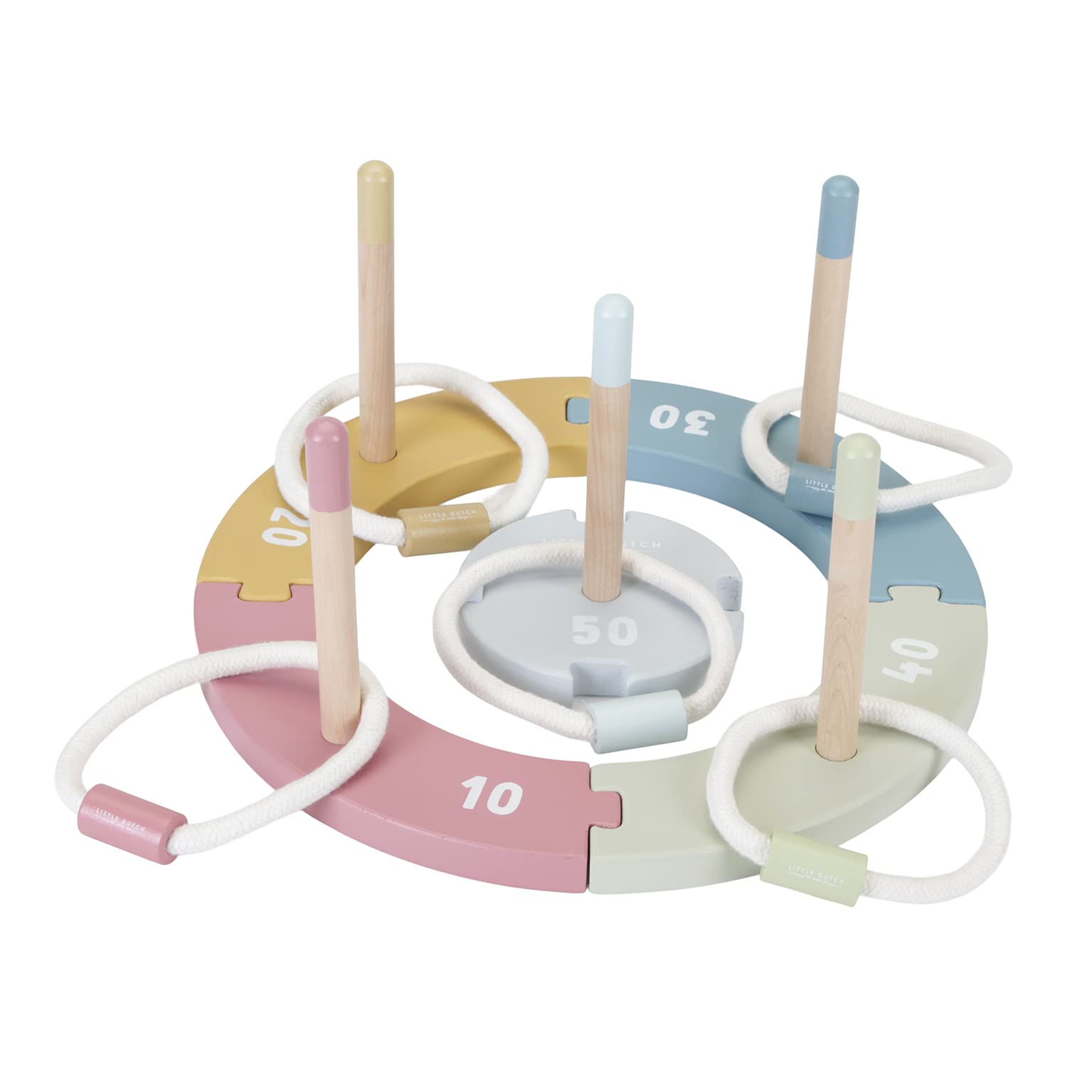 Little Dutch 7111 FSC Holzring Wurfspiel Mehrfarbig