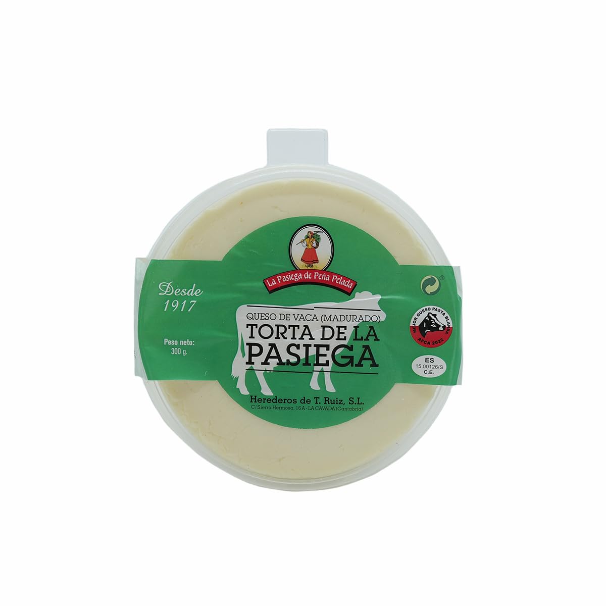 Torta de Queso LA PASIEGA DE PEÑA PELADA 300 g Cremosa Queso redondo