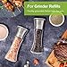 Soeos Himalayan Pink Salt 39 oz + Whole Black Peppercorns 18 oz, Coarse Grain, Kosher Salt for Grinder Refill, Salt and Pepper Grinder, Non-GMO Verified, Spice Seasoning Set for Cooking