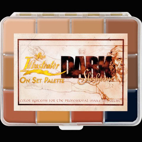 PPI Skin Illustrator On Set Dark Flesh Tone Makeup Palette PPI Skin Illustrator On Set Dark Flesh Tone Makeup Palette