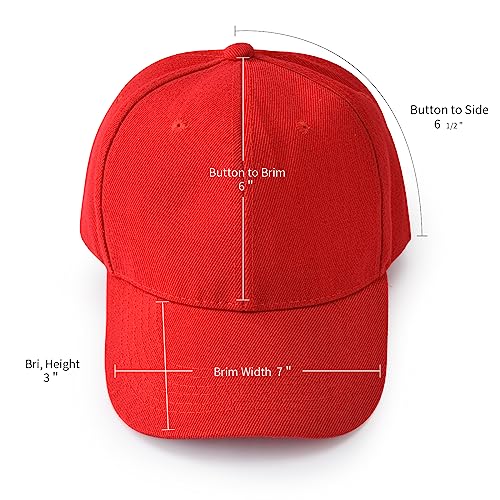 Image of NOBONDO 12 Pack Unisex Baseball Caps - Bulk Wholesale Blank Plain Adjustable Hats for Men & Women
