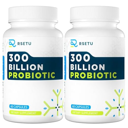 RSETU Probiotics for Women and Men, 300 Billion CFU Probiotics Supplement & 12 Probiotic Strains with Prebiotics for Digestive Health, Immune Health, Gut Health, Gas & Bloating - 2 Month Supply