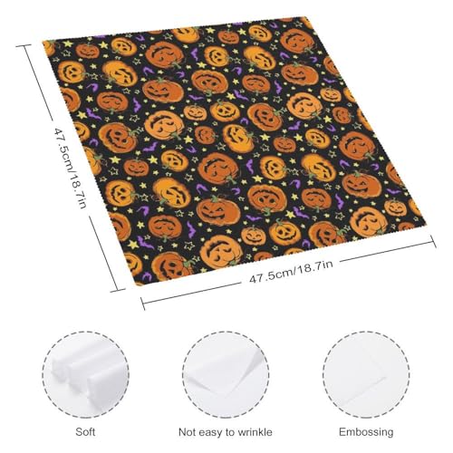 Servilletas de tela Hallowmas set de 4 piezas 19x19in miniatura 2