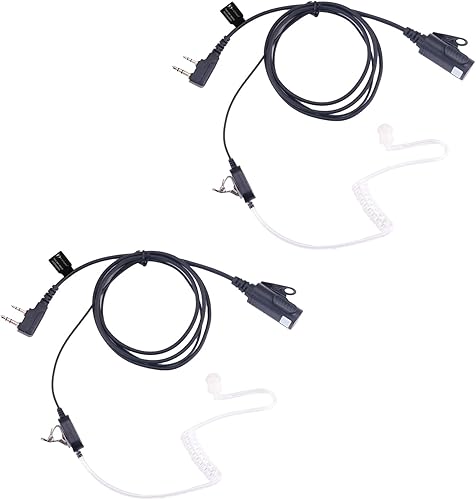 Miniatura 4 de Auricular de vigilancia Auricular de tubo acústico con micrófono compatible con radio bidireccional Kenwood