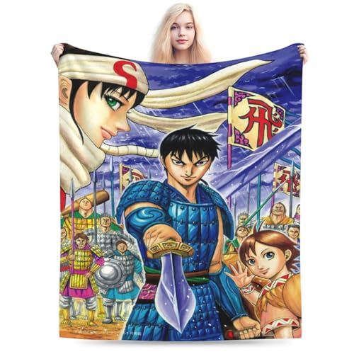 キングダム 毛布 ブランケット 大判 フリーサイズ 暖かい 軽量 ふわふわ 一人用 ソファ ベッド オフィス 膝掛け 洗える 秋冬60"x50"