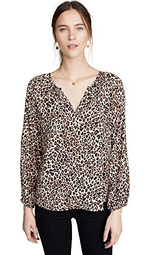 Velvet Women's Orelly Top, Leopard, Print, Tan, Large