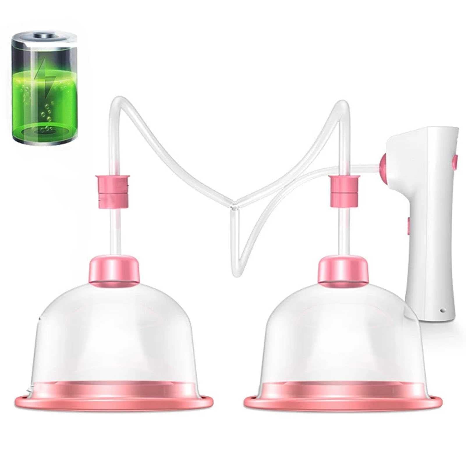 NYSJTYD Masajeador de Senos Eléctrico, Mama Ventosa de Vacío liposucción Aparato, Herramienta De Cuidado De Pecho Femenino Accesorios para Mejorar el Pecho para Levantar el Pecho