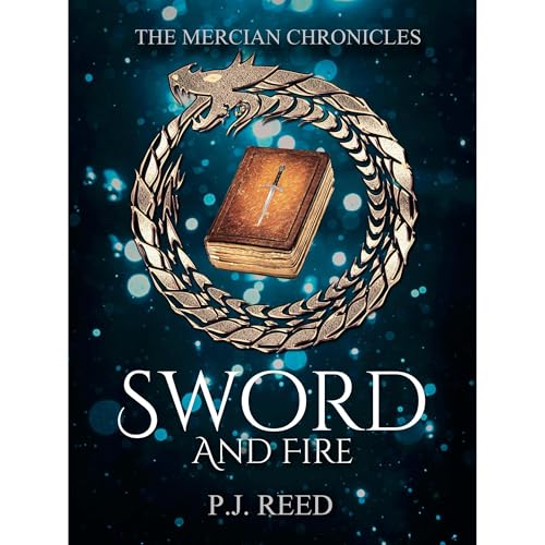 Sword and Fire Audiolibro Por P.J. Reed arte de portada