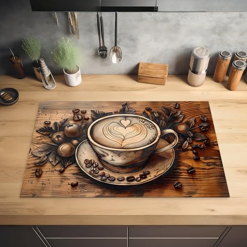 KitchenYeah© Herdabdeckplatte Einteilig Küche Herdabdeckung Induktionsfeld – Ansicht 2