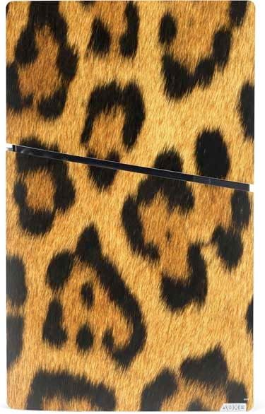 Skinit Decal Gaming Skin Compatible with PS5 Slim Digital Edition Bundle - Leopard Design