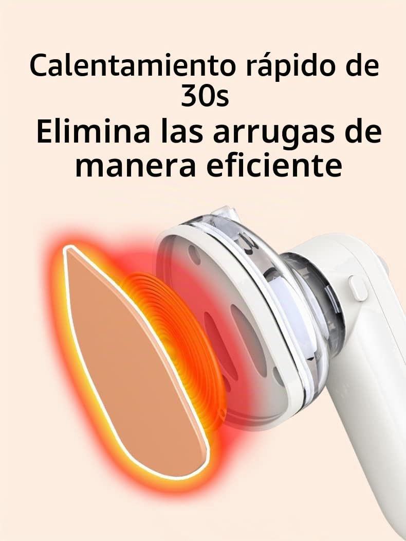 Planchas De Vapor - Plancha De Viaje Inalámbrica Mini Portátil Recargable USB De Viaje De Trabajo De 360 Grados