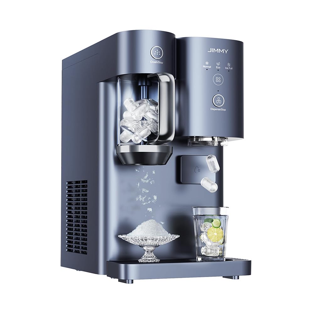 JIMMY Matrix I9 Fabricante y trituradora de hielo, módulo 2 en 1 compatible con AquaLink M9 Pro, distribución automática sin contacto, hielo filtrado y agua fría para cócteles y batidos
