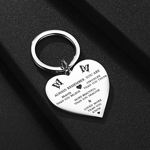 Stainless Steel Pendant Always Remember You are Braver Than You Believe Inspirational Letters Engraved Charm Necklace4