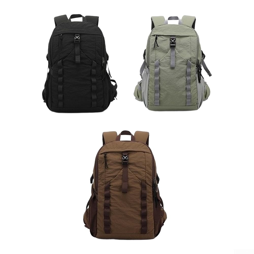 Drawup Zaino Trekking Leggero 28L Nylon Impermeabile(Green)