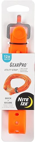 Vista 8 de Nite Ize, Inc. USL24-01-R3 Nite IZE GearPro - Lonas seguras, mangueras, esquís, madera, límite de carga de 80 libras, 24 pulgadas, correa negra Negro