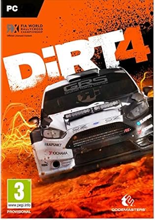 DIRT 4 PC Steam Download Code (No CD/DVD)