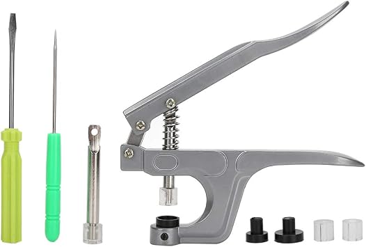Metal Snaps Buttons with Fastener Pliers Press Tool Kit, Snap Kit with Tool Snap Fastener Tool, Snap Button Fasteners Kit for Clothing Sewing
