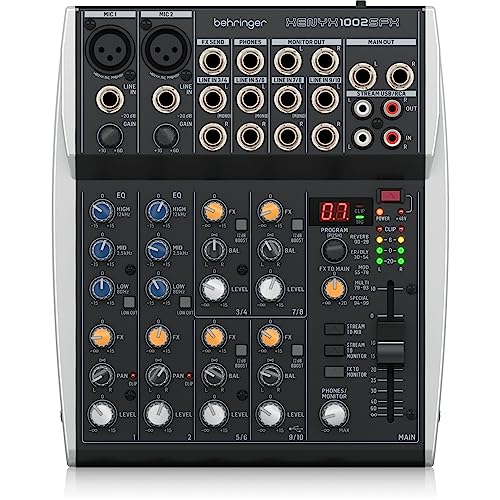 Behringer Xenyx 1002SFX 10-channel Analog...