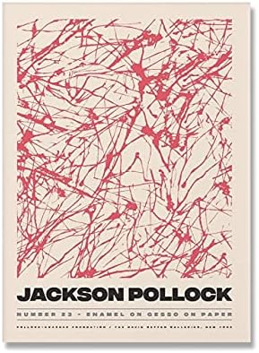 Amazon ポスター 絵画ジャクソンポロック抽象芸術インテリア おしゃれ アートポスター 絵画 インテリア 油絵 壁飾り ウォールステッカー 木 絵画風壁紙ポスタ 50x75cm フレームなし ウォールステッカー オンライン通販