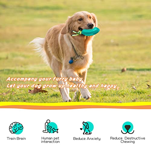 Bowite Dog Rope Toy With Handle For Aggressive Chewers, Dog Squeak Toy Indestructible, Tug Of War Dog Chew Toy, Dog Treat Dispensing Toy Interactive For Small Medium Large Dogs #TOP1