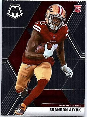 2020 Panini Mosaic #210 Brandon Aiyuk San Francisco 49ers Rookie Football Card