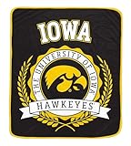 Proformance Home NCAA Iowa Hawkeyes University Crest Ultra Soft Blanket