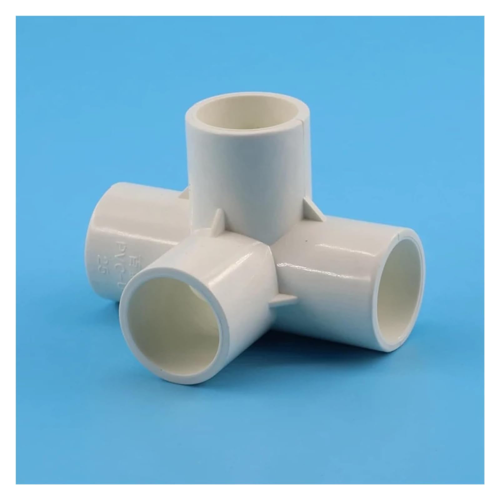 Conectores deslizantes de PVC para tuberías, Accesorios de tubería Agua PVC, Codo Recto, Cruz en T, Juntas 3/4/5/6 vías, 20-32mm, Multicolor(4 Way,25MM-5PC)