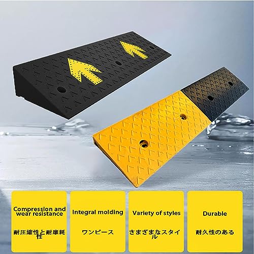 Car rubber curb ramps, sill ramps, door ramps, climbing mats, car ramp mats, motorcycle ramp mats, rubber/plastic two materials are optional, suitable for home, steps, stairs, doorways, garages ( Colo miniatura 3