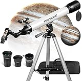 ★【Telescopio potente 28X-233X】 observación de estrellas, planetas y lunas. Si hubieras pensado para ver más detalles en la luna y el planeta, ¡elige esto!