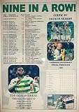 Celtic Scottish Premiership champions 2020 - Nine in a Row - souvenir print