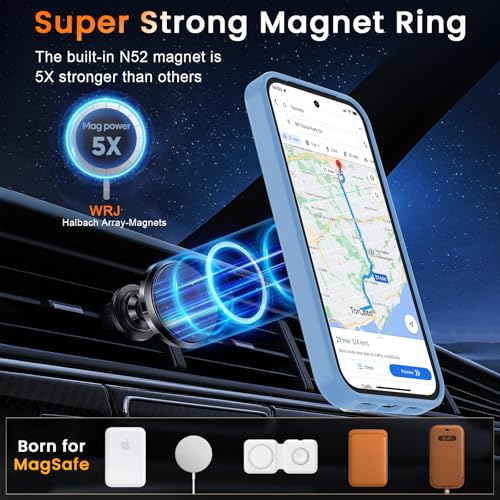 Image of WRJ Magnetic Case for Google Pixel 10a 6.3-Inch, Sky Blue