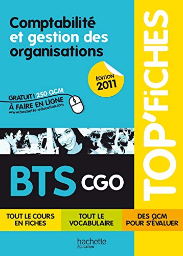 Télécharger TOP'Fiches - Comptabilité et gestion des organisations BTS CGO - Ed.2011 Gratuit