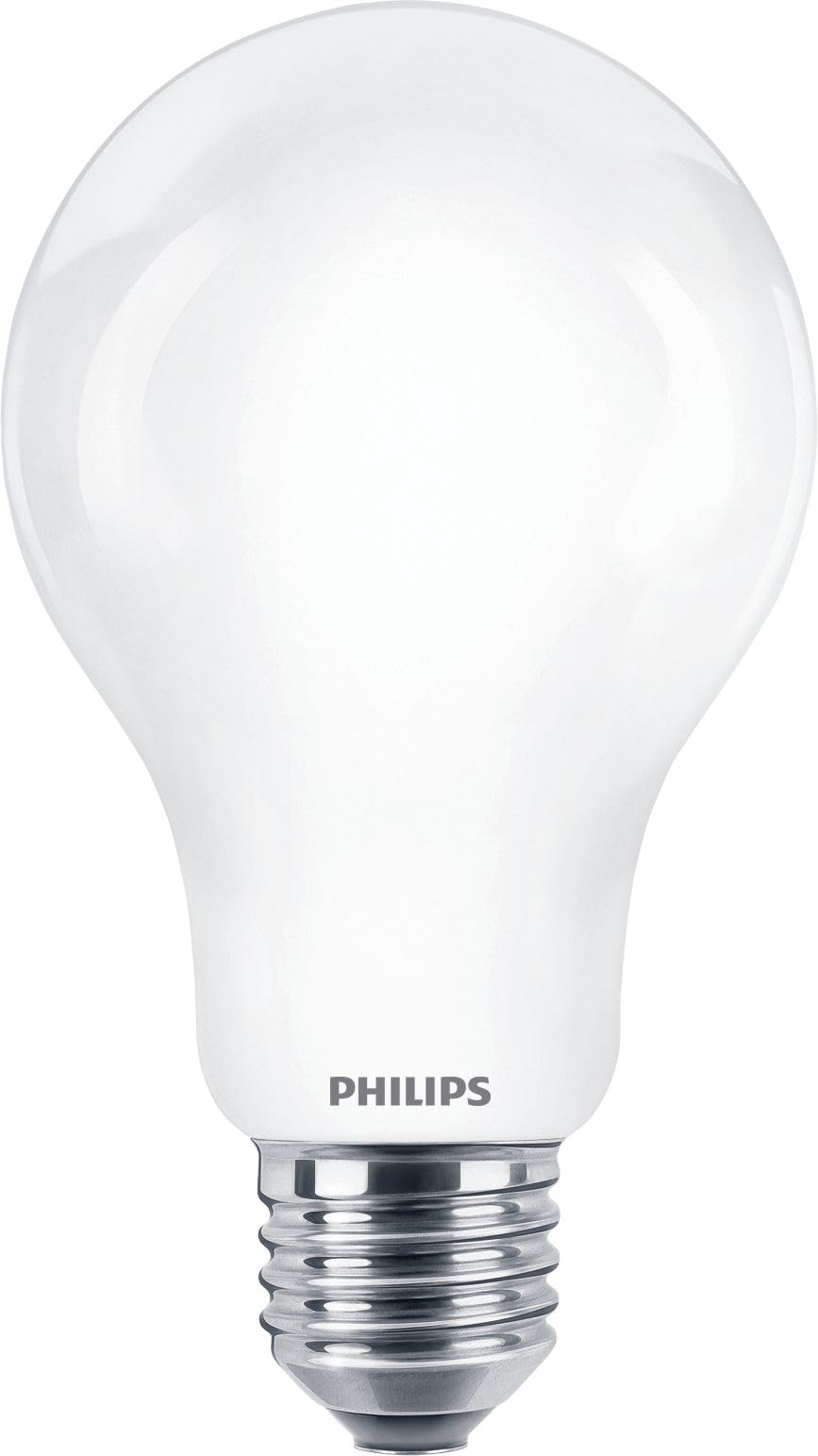 Philips LED-Lampe, Warmweiß, 10 Stück, 16W, Mattglas, A67, E27, 120W-Äquivalent, 220-240V, 10er SPARPACK