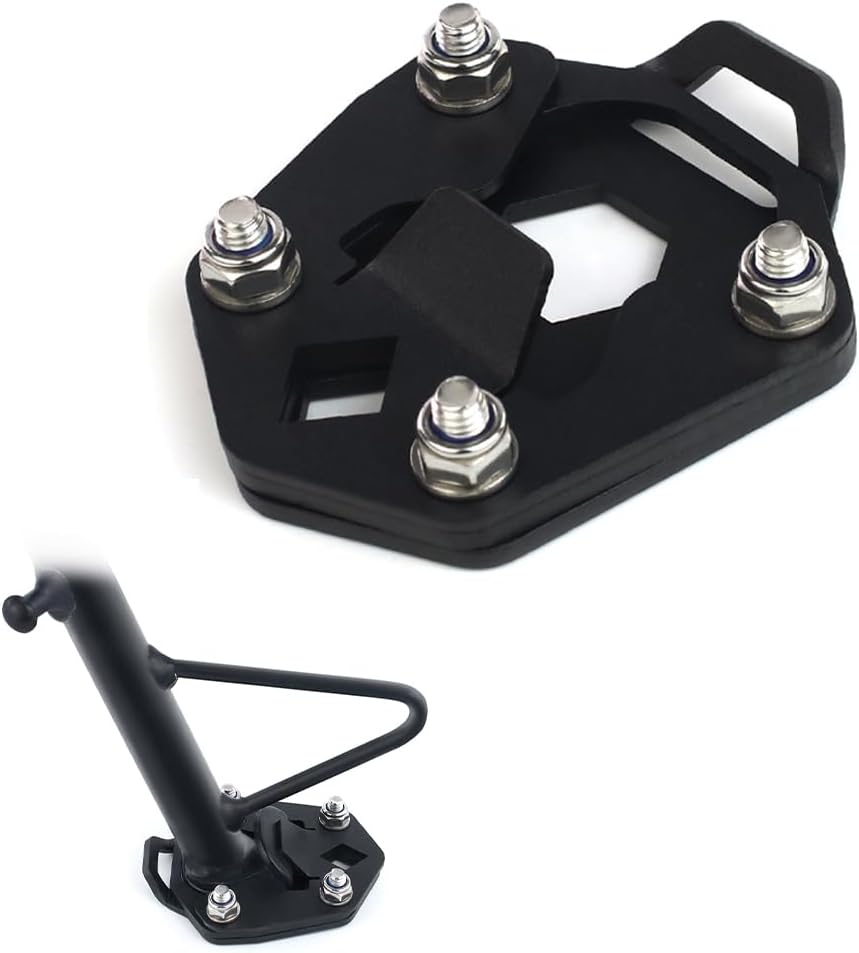 Motorcycle Kickstand Enlarger Compatible with Royal Enfield Himalayan 2020-2023, Foot Side Stand Enlarger Kickstand Extension