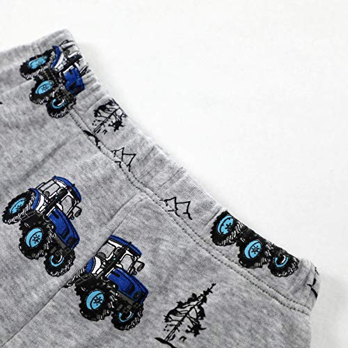 Image of KikizYe Little Big Boys Long Sleeve Pajama Sets 100% Cotton Pjs