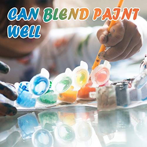 WXJ13 360 Pieces Empty Paint Pot, 60 Strips Empty Paint Strips Paint