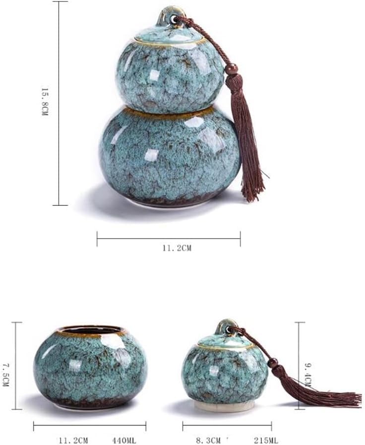 Ceramiczny słoik na herbatę, do uszczelniania tykwy, pojemnik ceramiczny przechowywania herbaty, uniwersalny luzem, słodycze