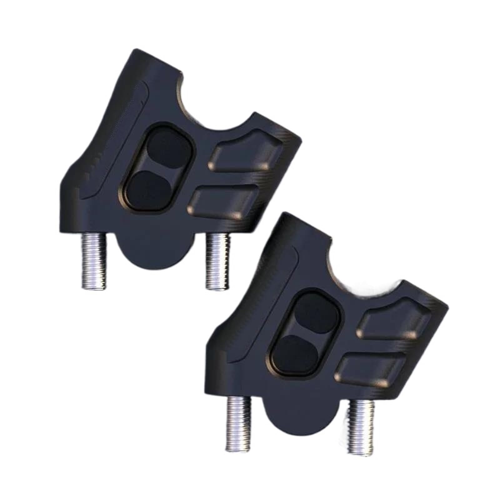 Hdhcscagh Black For Dl250 For Gw250 S F Motorcycle Handlebar Base Handlebar Heightening Riser Clamp Handlebar Clamps Risers(Black)