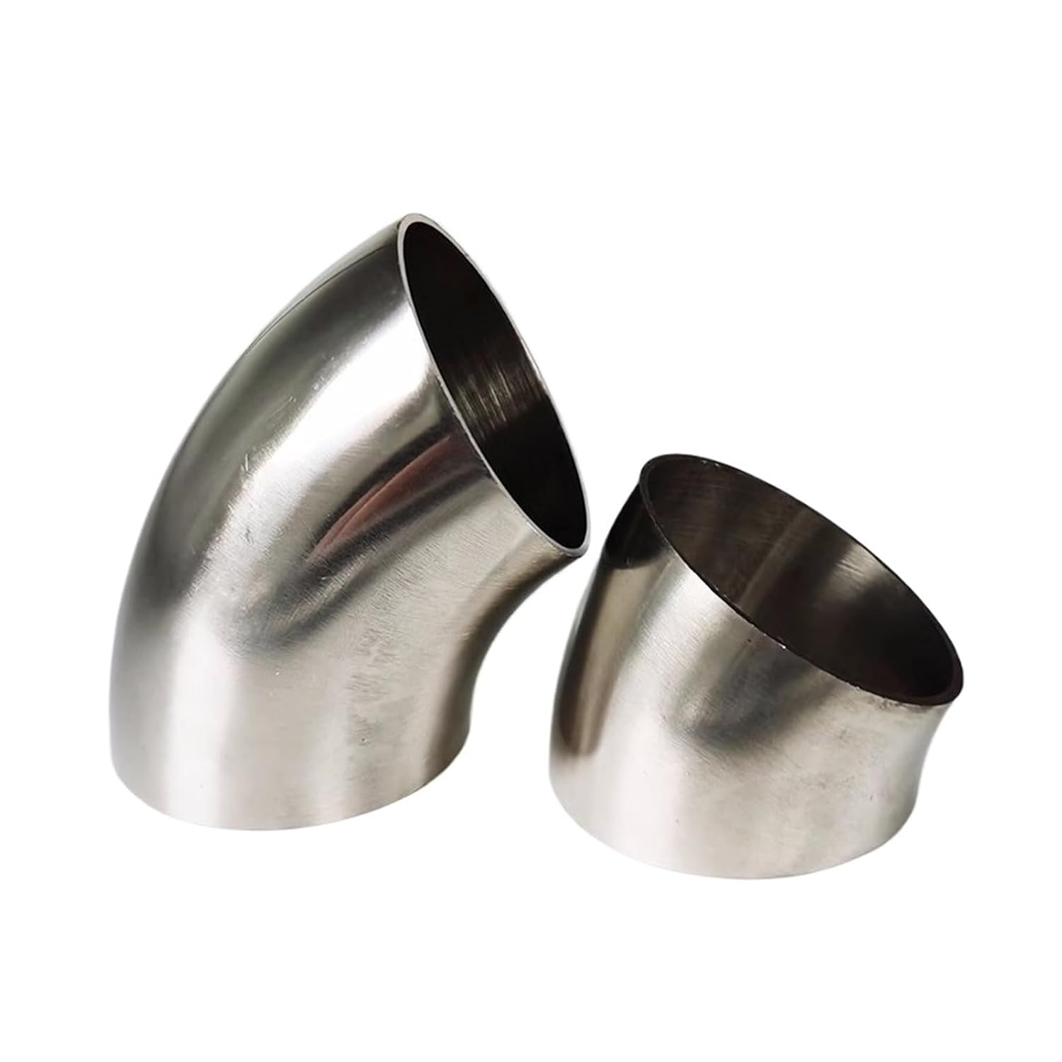 19/22/25/28/32/34/38/45/48/51/57/60/63/76mm 304 Stainless Steel Weld 30/60 Degree Elbow Pipe Fitting(60 Degree,76mm x 2mm) Plumbing Fittings
