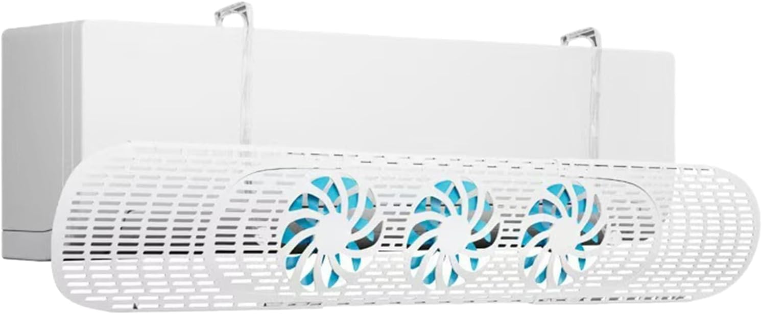 AC Air Deflector - Adjustable Wind Direction Field, Wall Mounting Vent Shield | Air Conditioning Diversion