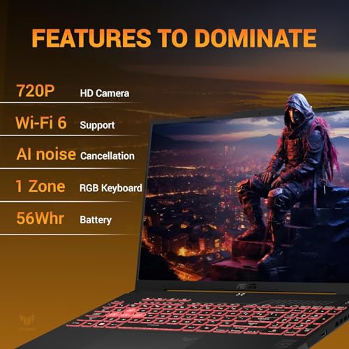 Image of ASUS TUF A16 (2025), AMD Ryzen 7 7445HS, RTX 4050-6GB, 16GB RAM, 512GB SSD, FHD+, 16 inch, 40 cm, Windows 11 Home, M365 Basic(1yr)* Office24, Mecha Gray, 2.2 Kg, FA607NUG-RL136WS, Gaming Laptop