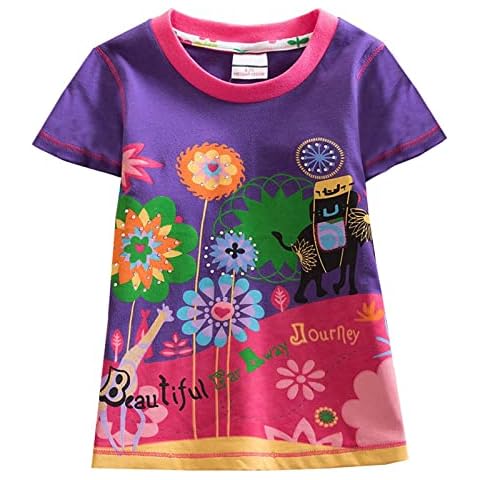 Camiseta de manga corta para niña VIKITA S328 6T Cover
