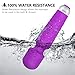 SENDRY Wand Massager - New Upgrade 160 Magic Vibration Modes - Handheld Wireless Waterproof Mute Rechargeable Personal Massager for Neck Shoulder Back Body Relieves Muscle Tension(Purple)