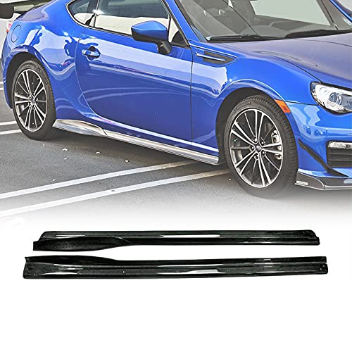 For TOYOTA GT86 FT86 FRS PJDM Style Side Skirt Extension Carbon Fiber Modified Tuned Tuning Car Body Parts
