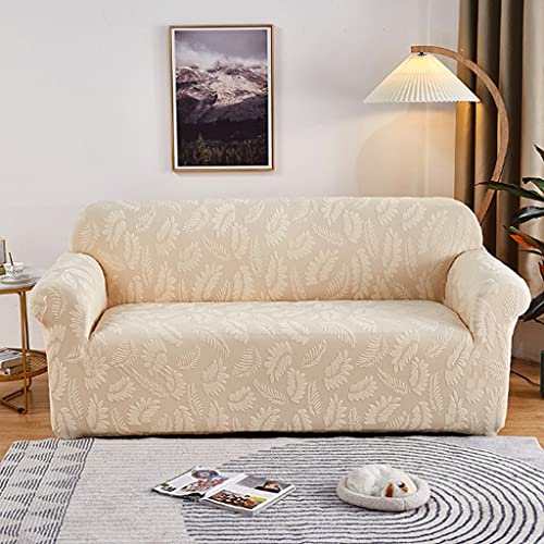 Tjlss Sofa Slipcover Decorative Jacquard Print Armchair Loveseat Couch Covers Futon Lounge Furniture Wrap (Color : Deep Grey, Size : 4 Seater 230-300Cm) #TOP24