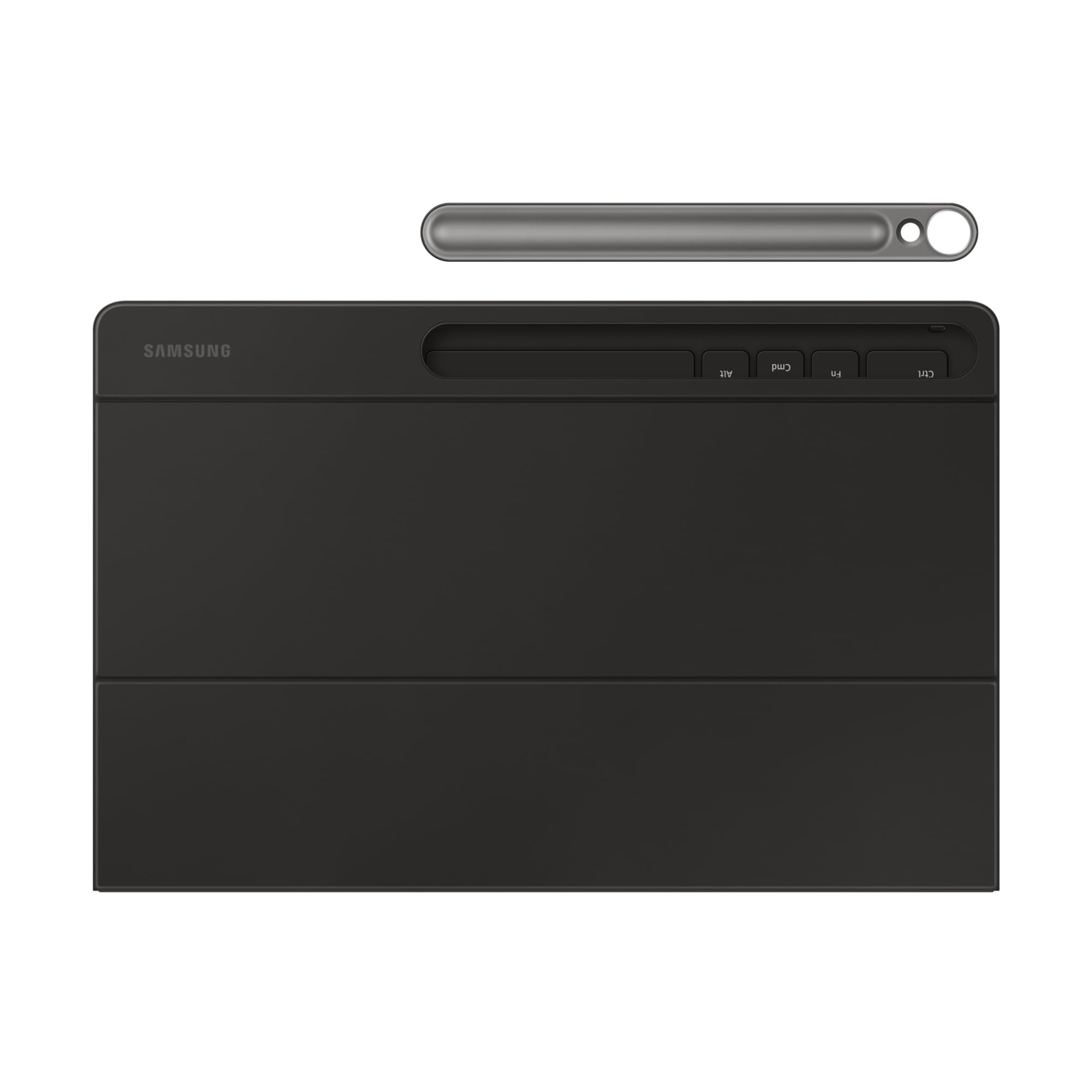 Samsung Book Cover Keyboard Slim EF-DX620 do tabletu S10 FE+ z klawiaturą QWERTZ i przyciskiem AI, jednoczęściowe etui na tablet, smukła konstrukcja, kieszeń na długopis, czarna