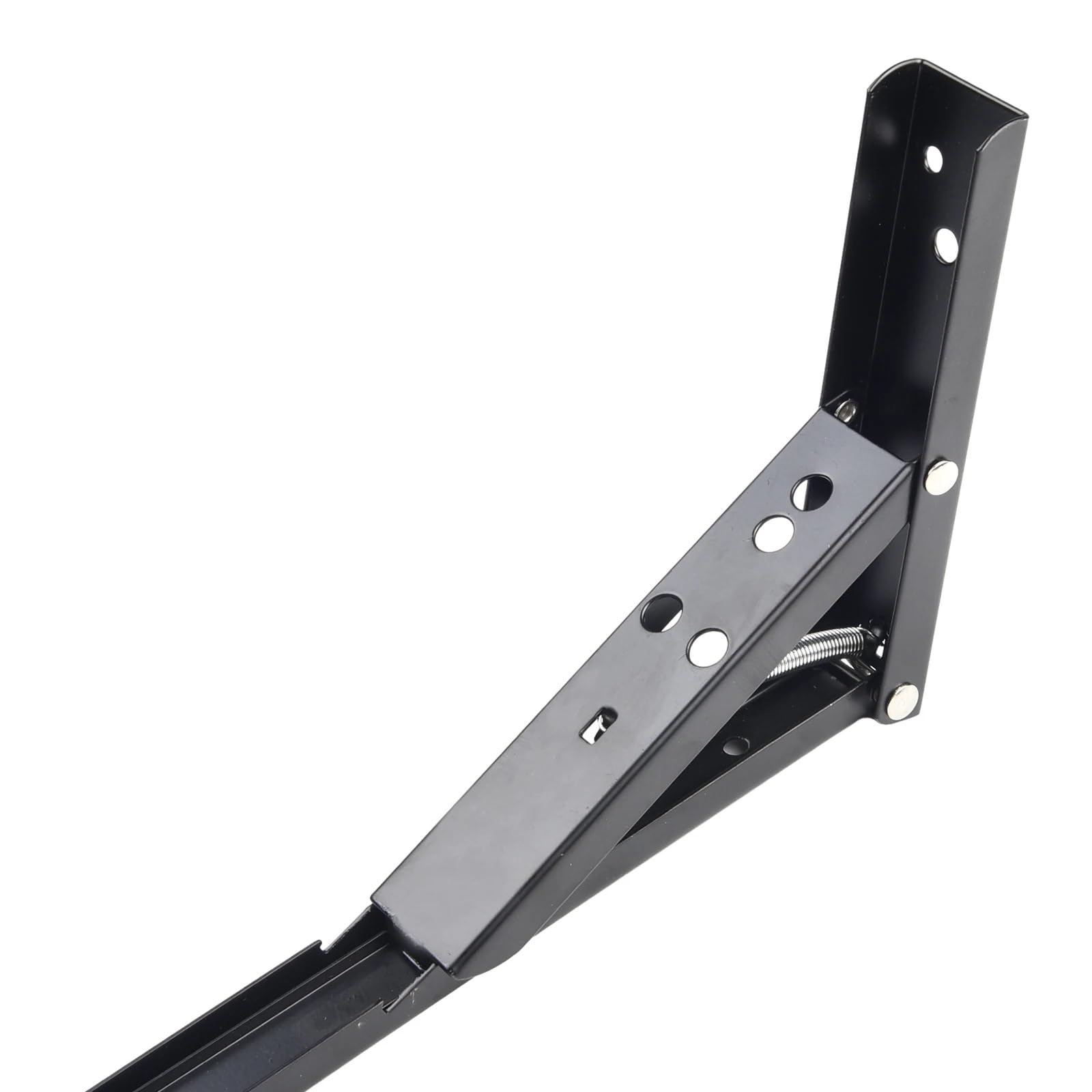 Soporte de ángulo plegado triangular ajustable for montar en la pared, soporte estante for mesa banco, Hardware pesado for muebles, 2 uds Para Montaje(14inch)