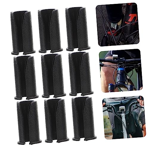 Yardwe 3 Ensembles Guide De Tube De Changement De Vitesse Colliers De Serrage Corde Sertissages D'extrémité De Câble De Vélo Gaine De Câble De Vélo Titulaire Black Plastique 10 Pièces * 3 – vue 2