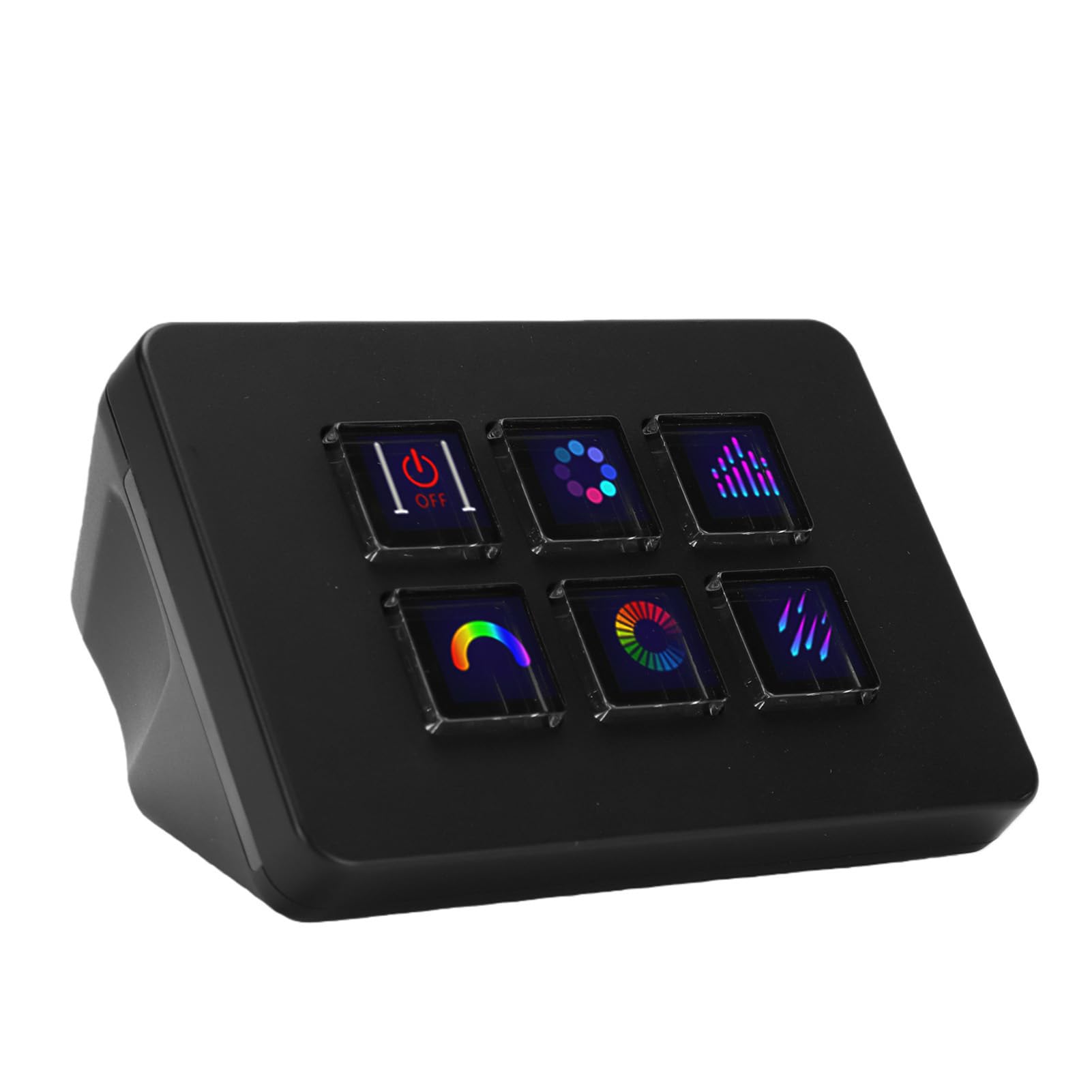 Fabater Plataforma controladora transmisión con 6 teclados Macro (Black)
